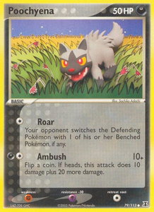 Poochyena - Delta Species (DS) #79/113 - Common Pokémon Trading Card