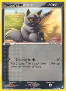Poochyena - Power Keepers (PK) #58/108 - Common Pokémon Trading Card