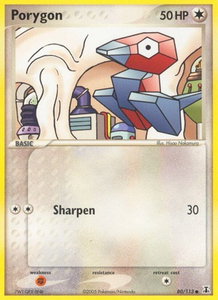 Porygon - Delta Species (DS) #80/113 - Common Pokémon Trading Card