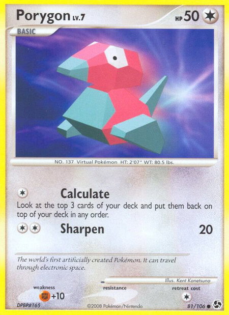 Porygon - Great Encounters Pokémon trading card