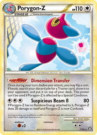 Porygon-Z - Triumphant (TM) #7/102 - Holo Rare Pokémon Trading Card