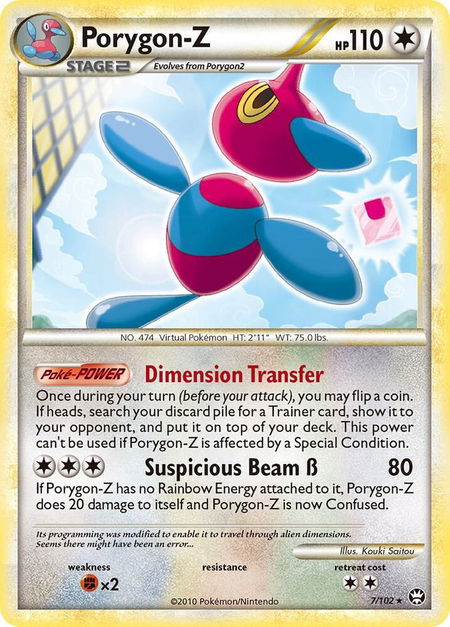 Porygon-Z - Triumphant Pokémon trading card