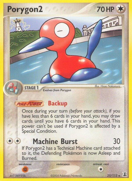 Porygon2 - Delta Species Pokémon trading card