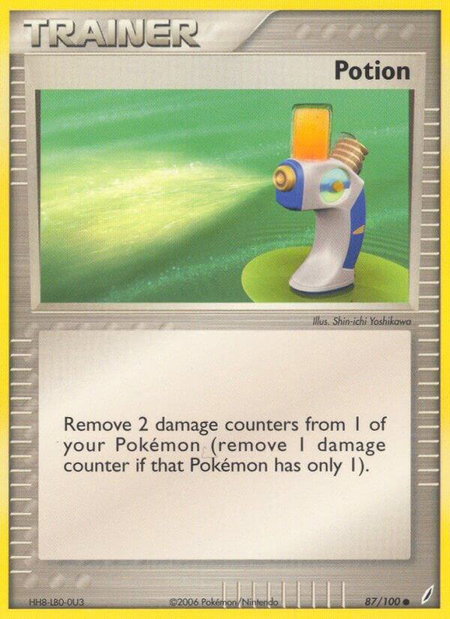 Potion - Crystal Guardians Pokémon trading card