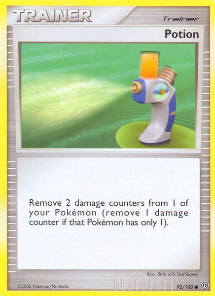 Potion trading card from Stormfront Potion - Stormfront Pokémon trading card