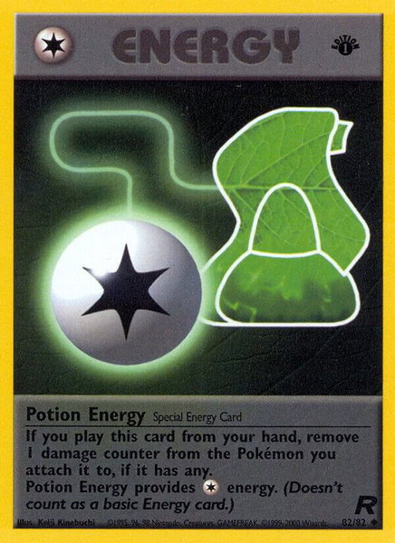 Potion Energy - Team Rocket Pokémon trading card