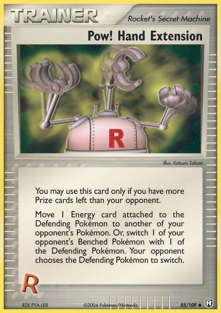 Pow! Hand Extension - Team Rocket Returns Pokémon trading card