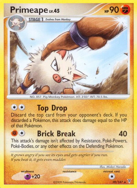 Primeape - Supreme Victors Pokémon trading card