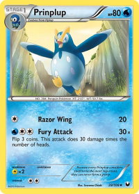 Prinplup - Dark Explorers (DEX) #28/108 - Uncommon Pokémon Trading Card