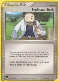 Professor Birch - Ruby and Sapphire (RS) #89/109 - Uncommon Pokémon Trading Card