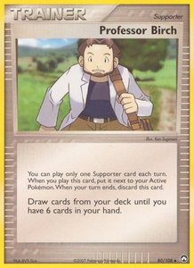 Professor Birch - Power Keepers (PK) #80/108 - Uncommon Pokémon Trading Card