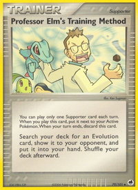 Professor Elm's Training Method - Dragon Frontiers (DF) #79/101 - Uncommon Pokémon Trading Card
