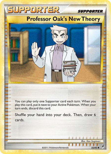 Professor Oak's New Theory - Call of Legends Pokémon trading card
