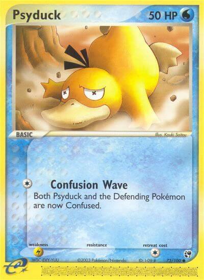 Psyduck - Sandstorm Pokémon trading card