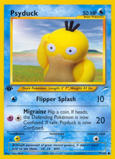 Psyduck - Neo Destiny Pokémon trading card