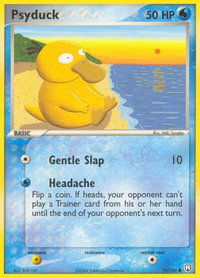 Psyduck - Team Rocket Returns (RR) #70/109 - Common Pokémon Trading Card