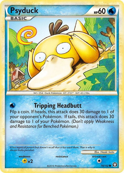 Psyduck - Triumphant Pokémon trading card