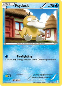 Psyduck (33) - Boundaries Crossed (BCR) #33/149 - Common Pokémon Trading Card