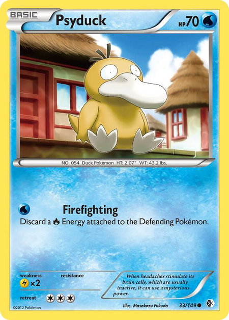 Psyduck (33) - Boundaries Crossed Pokémon trading card
