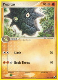 Pupitar - Unseen Forces (UF) #70/115 - Common Pokémon Trading Card