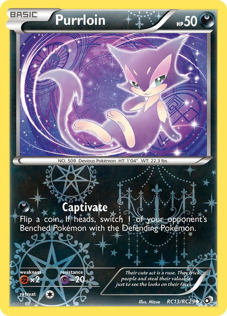 Purrloin - Legendary Treasures: Radiant Collection Pokémon trading card