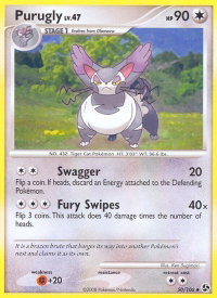 Purugly - Great Encounters (GE) #50/106 - Uncommon Pokémon Trading Card