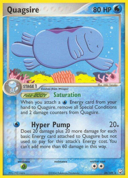 Quagsire - Team Rocket Returns Pokémon trading card