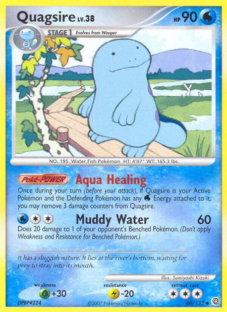 Quagsire - Secret Wonders Pokémon trading card