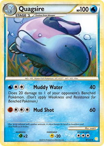 Quagsire - HeartGold SoulSilver (HS) #9/123 - Holo Rare Pokémon Trading Card