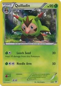 Quilladin trading card from Kalos Starter Set Quilladin - Kalos Starter Set Pokémon trading card