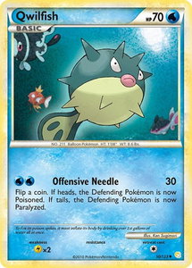 Qwilfish - HeartGold SoulSilver (HS) #50/123 - Uncommon Pokémon Trading Card