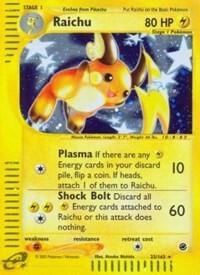 Raichu (25) trading card from Expedition Raichu (25) - Expedition Pokémon trading card