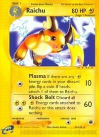 Raichu (61) - Expedition (EX) #061/165 - Rare Pokémon Trading Card