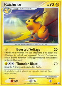 Raichu - Arceus (AR) #27/99 - Rare Pokémon Trading Card