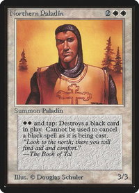 Northern Paladin - Beta Edition (LEB) #30 - Rare Magic: The Gathering Trading Card