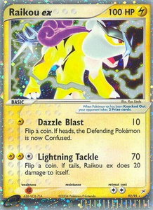 Raikou ex - Team Magma vs Team Aqua (MA) #92/95 - Ultra Rare Pokémon Trading Card