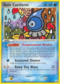 Rain Castform - Hidden Legends (HL) #23/101 - Rare Pokémon Trading Card