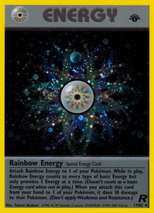Rainbow Energy (17) - Team Rocket (TR) #17/82 - Holo Rare Pokémon Trading Card