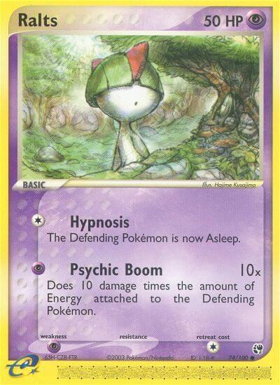 Ralts - Sandstorm Pokémon trading card
