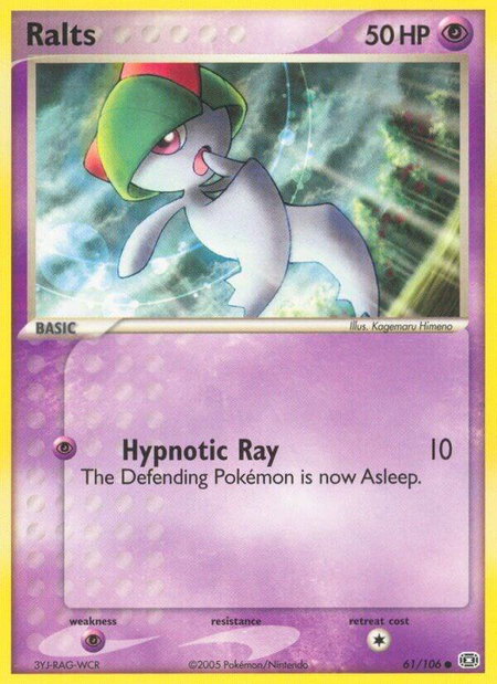 Ralts - Emerald Pokémon trading card