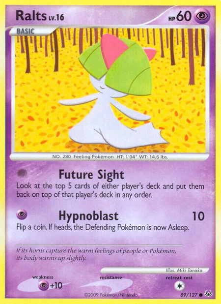 Ralts - Platinum Pokémon trading card