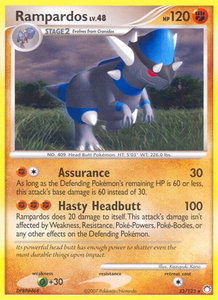 Rampardos - Mysterious Treasures (MT) #33/123 - Rare Pokémon Trading Card