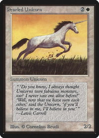 Pearled Unicorn - Beta Edition (LEB) #31 - Common Magic: The Gathering Trading Card
