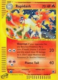 Rapidash (26) - Expedition (EX) #026/165 - Holo Rare Pokémon Trading Card