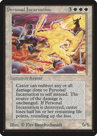 Personal Incarnation - Beta Edition (LEB) #32 - Rare Magic: The Gathering Trading Card