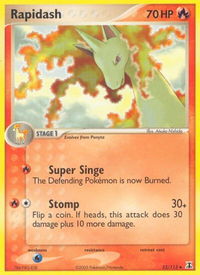 Rapidash - Delta Species (DS) #52/113 - Uncommon Pokémon Trading Card