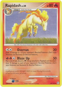Rapidash - Diamond and Pearl (DP) #59/130 - Uncommon Pokémon Trading Card