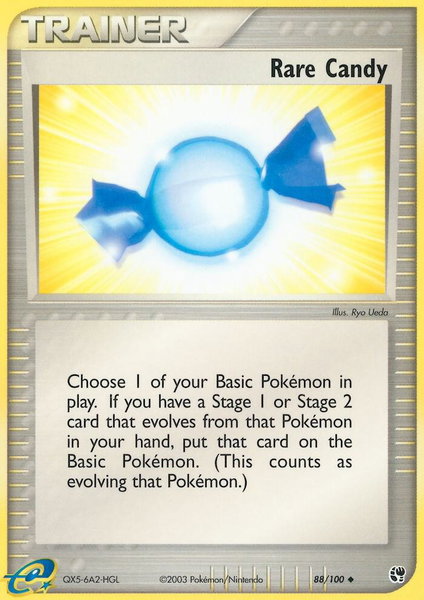 Rare Candy - Sandstorm Pokémon trading card