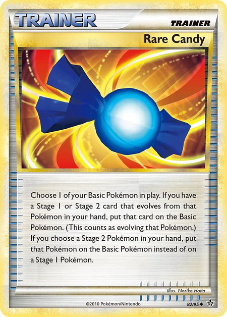 Rare Candy - Unleashed Pokémon trading card