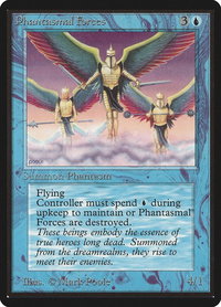 Phantasmal Forces - Beta Edition (LEB) #68 - Uncommon Magic: The Gathering Trading Card